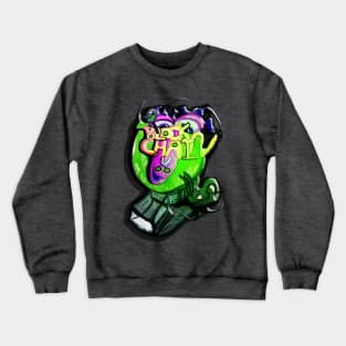 Blockchain Monster Crewneck Sweatshirt